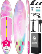 Inflatable Stand Up Paddle Board with SUP Accessories, Anti-Slip EVA Deck, 11'*33" Inflatable Paddle Boards for Adults & Youth of All Skill Levels