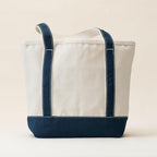 Lands' End Open Top Canvas Tote Bag