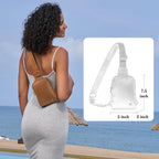 INICAT Sling Bag for Women Touchscreen Small Crossbody Cell Phone Purse Fanny Pack