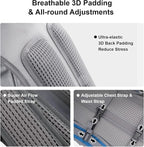 Everfun Hydration Backpack 18L with Water Bladder 2L/3L Hiking Water Backpack Women Men Hydration Pack Insulated Lightweight Day Hydropack with Storage for Hiking, Biking, Running, Festival