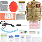 Emergency Trauma First Aid Kit, IFAK Medical Kit with Tourniquet, 36 inch Splint, Bleeding Control Kit