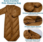 T40 Toddler Sleeping Bags Boys Girls | Ages 2-4 | Puffy Kids Sleeping Bag Camping Sleepovers |up to 46 in| Lightweight Compact Comfort for Indoor Outdoor Machine Washable
