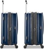 Samsonite Winfield 2 Hardside Expandable Luggage with Spinner Wheels, Navy, Checked-Large 28-Inch