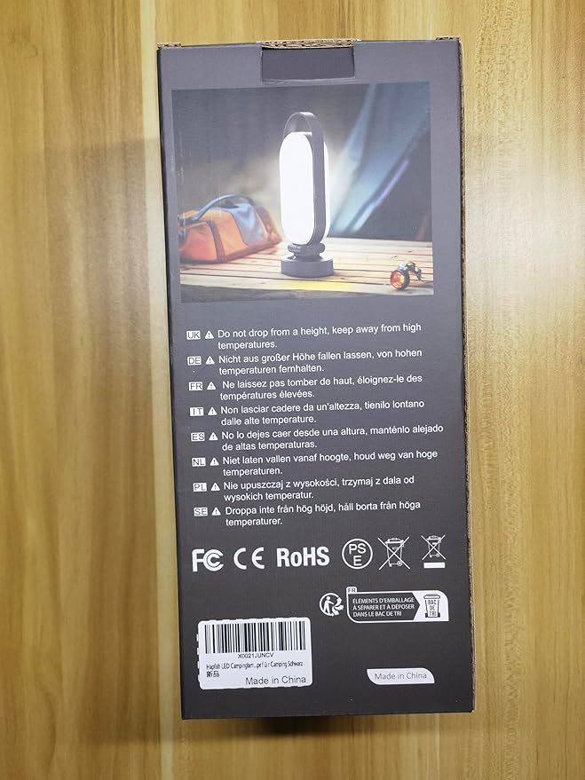 Hapfish Rechargeable Solar Camping Lantern, 5000mAh Battery Powered LED Lights, Dimmable Foldable Waterproof Camping Essentials, Lamp for Power Outages, Camping Gear, Hurricane, Emergency, Indoor