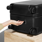 Away Large Trunk Luggage, 31 Inch Hardside Suitcase with Spinner Wheels, Lightweight & Durable, TSA Lock, Ideal for Long Trips, Jet Black