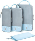 BAGSMART 6 Set /4 Set/2 Set Compression Packing Cubes for Travel, Lightweight Luggage Organizer Bags, Durable Space Saver Bags Travel Essentials