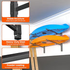 Ultrawall Kayak Storage Rack for 2 Kayaks, Adjustable Wall Mounted Kayak Holder for Garage, Heavy Duty Kayak Hanger for Canoe, Paddleboard, Indoor & Outdoor Use