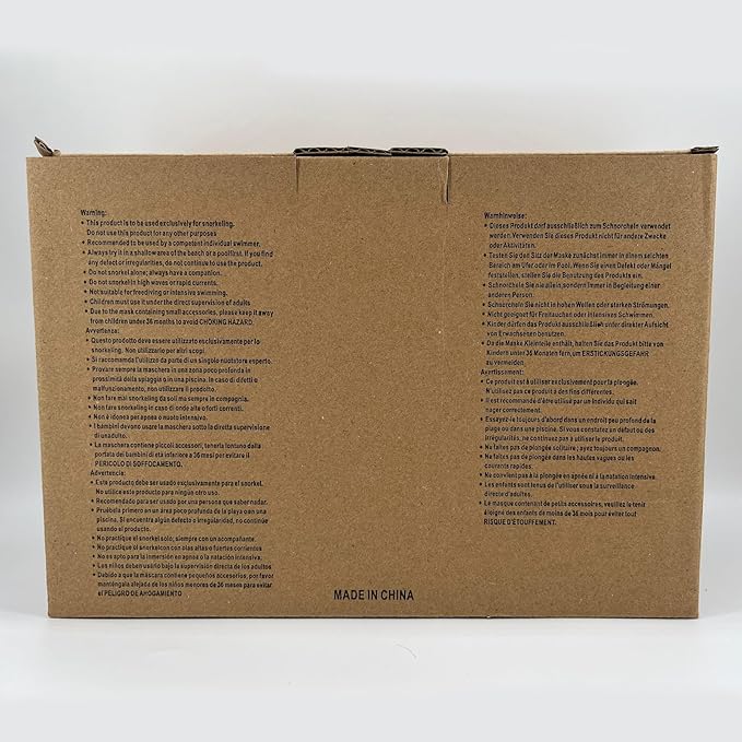 Flyboo Snorkel Mask,180°View Snorkelling Gear with Panoramic Full Face Design-Sports Camera Compatible Diving Mask with Anti-Fog and Anti-Leak Technology for Adults and Kids