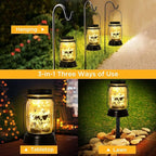 kyoryuger Cow Gifts for Women/Men Cow Lovers Solar Lantern Mom Birthday, Mothers Day, Solar Garden Decoration Outside for Yard, Patio,Backyard,Porch, Torches