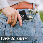 Treela 300 Pcs Bulk Deodorant Large Body Wipes Individually Wrapped Wet Wipes Travel Size for Adults Shower for Homeless Supplies Hygiene Personal Cleansing for Hiking Gym(7.09" X 9.84",Black)