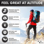 Altitude Sickness Prevention Patches | Supports Rapid Acclimation, Boosts Oxygen Intake, Fights Symptoms | Pack of 50