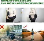 1/2PCS Travel Pillow Stuffable with Clothes As Carry-On Luggage Fits Up to 3 Days of Travel Essentials, Multifunctional U-Shaped Pillowcase for Business, Trip, Outdoor (1PCS-Blue)