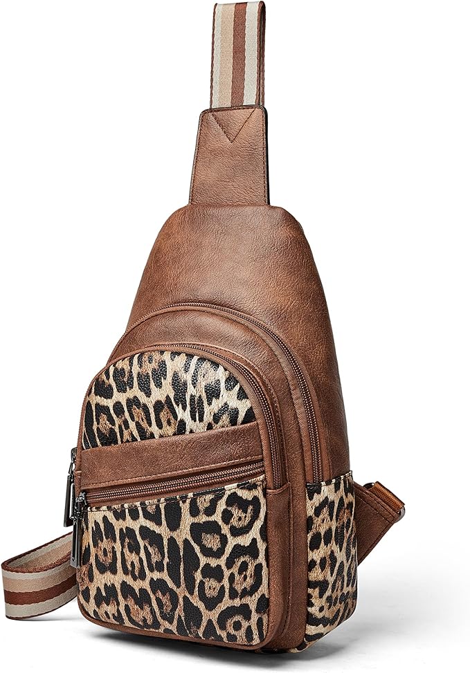 Sling Bag Crossbody Bags for Women Small Cross Body Bag Fanny Packs Chest Sling Purse for Daily Travel Leisure Sport