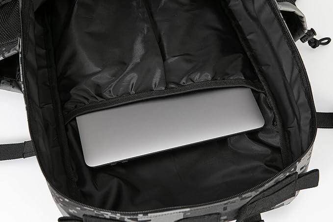 QT&QY 25L/45L Military Tactical Backpack For Men Molle Daypack 3 Day Bug Out Bag Hiking Rucksack With Bottle Holder