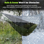 Camping Hammock with Mosquito Net & Hammock Underquilt and Rain Fly Tarp - Portable for Indoor, Outdoor, Hiking, Backpacking, Backyard, Beach & Travel (Hold Up to 500lbs)