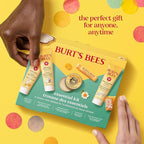 Burt's Bees Mothers Day Gifts Ideas - Essentials Everyday Set, 5 Travel Size Products - Deep Cleansing Cream, Hand Salve, Body Lotion, Foot Cream and Original Lip Balm