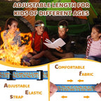 EverBrite LED Headlamp Rechargeable Kids Headlamp with RGB Mode and Adjustable Headband, 3 Modes Multicolor Headlamp for Camping, Reading, Exploring, Halloween, Christmas