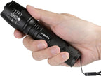 8 Pack LED Emergency Handheld Flashlight, Adjustable Focus, Water Resistant with 5 Modes, Best Tactical Torch for Hurricane, Camping, Dog Walking
