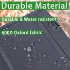 Folding Camping Table, Large Portable Camping Side Table with Carry Bag, Ultralight Weighs Only 2.3lbs, Ideal for Camping, Hiking, Backpacking, Beach, Picnic, Travel