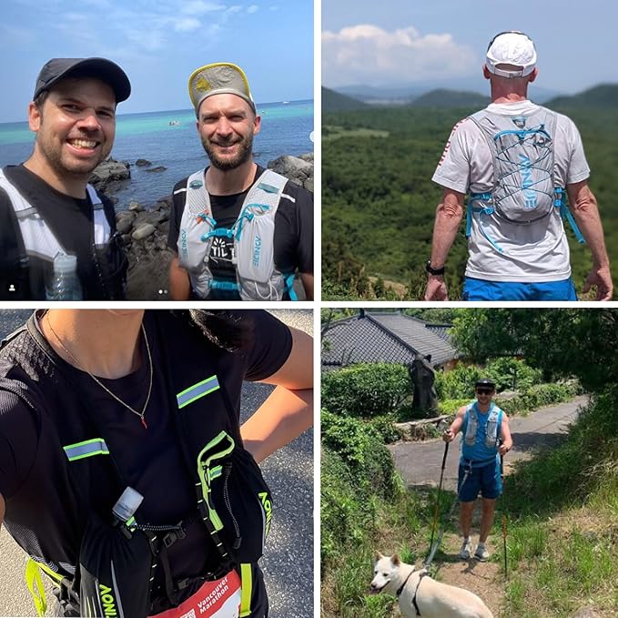 Azarxis Hydration Running Vest Backpack Pack 5L 5.5L for Women and Men Jogging Trail Race Marathon Cycling Hiking