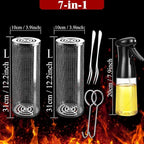 Rolling Grilling Baskets for Outdoor Grill Bbq Net Tubes Cylindrical 2023 Food Csges Cinderlinder Masters Mens Birthday Gift Ideas for Dad Father Day Husband Brother Uncle Stepfather Boyfriend