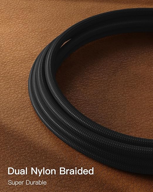 CONMDEX Android Auto USB C Cable 10Gbps [2ft, 2-Pack] USB 3.1 Gen 2 USB A to USB C Cable, Short 3A Type C Charger Fast Charging Data Transfer Cord for iPhone 17 16 Pro Samsung Galaxy S25, Black
