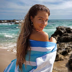 Quick Dry Towel Extra Extra Large 72x72 Inch - Microfiber Beach Towel - Perfect for Beach, Travel, Swimming, Pool, Yoga, Hiking, Camping - Lightweight, Fast Drying, Compact for Adults (Maldives)