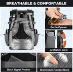 Maelstrom Backpack Cooler,Soft Lightweight Leakproof Cooler Backpack,35 Can Insulated Cooler Bag,Keeps 35 Cans Hot/Cold for Up to 16 Hours,Waterproof Lunch Bag for Men Women-Black