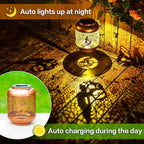 Sloth Solar Lanterns Outdoor Waterproof Hanging Solar Lights Sloth Gifts for Women Men Mom Metal Decorative LED Outdoor Lanterns for Patio, Lawn, Landscape, Garden Decor, Yard Decorations