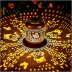 2 Pack Frog Solar Lanterns Outdoor Waterproof Hanging Solar Lights Frog Gifts for Women Men Mom Metal Decorative LED Outdoor Lanterns for Patio, Lawn, Landscape, Garden Decor, Yard Decorations