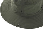 Connectyle Sun Hat for Men Women Outdoor UV Protection Safari Hat for Fishing Hiking Gardening Breathable Cowboy Hat UPF50