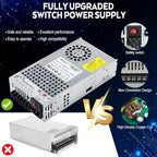 VAYALT 48V 12.5A 600W DC Switching Power Supply, Universal Regulated Switching AC 110V/220V to DC 48V Transformer, Power Supply for Industrial, CCTV, Computer Project, 3D Printer, LED Strip Light