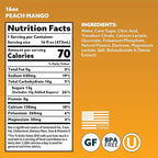 HOIST Premium Military Hydration Electrolyte Drink, Powerful IV-Level Hydration, Clinically Proven Performance Drink, Peach Mango, 16 Fl Oz (Pack of 12)