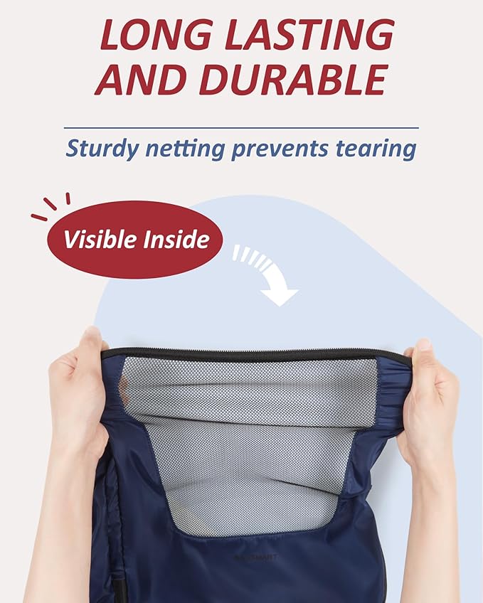 BAGSMART Compression Packing Cubes for Travel, 6 Set/5 Set/4 Set, Compression Suitcase Organizer Bags Set for Suitcases Travel Essentials, Lightweight Packing Organizers