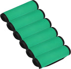 Luggage Handle Wrap [6PCS] - Neoprene Luggage Identifiers Use for Suitcases & Carry on & Travel Accessories - [Grass Green-6IN/15CM] Comfort Grip Handle Cover
