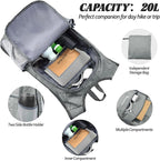 Seektop 20L Hiking Backpack Ultra Lightweight Waterproof Travel Backpack Packable Small Outdoor Bag Foldable Day Pack for Women Men