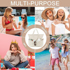 Bluboon Waterproof Beach Tote Pool Bags for Women Ladies Extra Large Carry On Bag With Wet Compartment for Weekender Travel