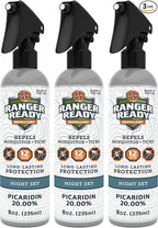 Ranger Ready Repellents Picaridin 20% Tick & Insect Repellent, Night Sky Scent Deet-Free Bug Spray, 8 Oz. (Pack of 3)