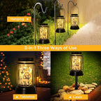 Poodle Gifts for Women/Men, Poodle Solar Lanterns Dog Mom Birthday, Dog Lovers Lantern, Pet Loss Pet Memorial Lights, Solar Garden Decoration Outside for Yard, Patio,Backyard,Porch