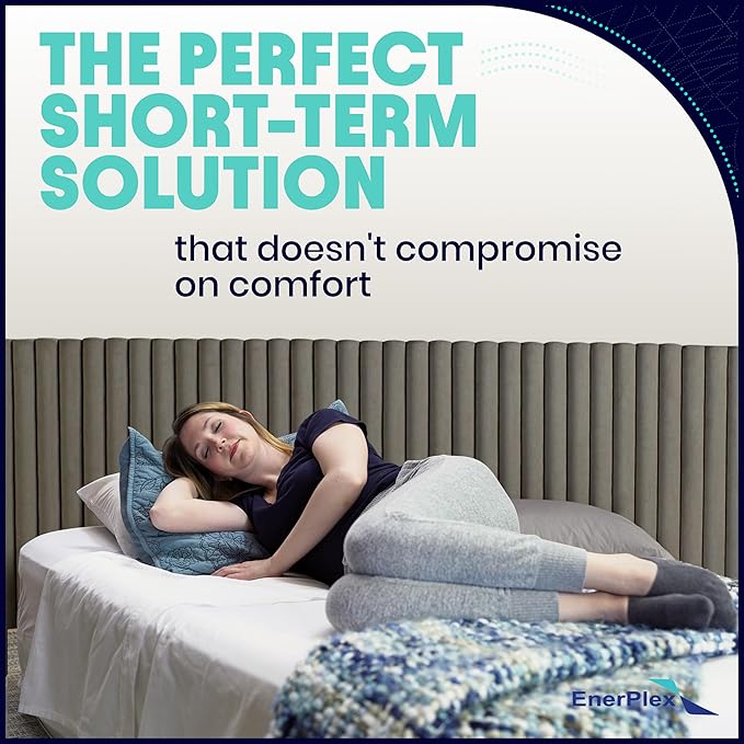 EnerPlex Air Mattress with Built in Pump - Self-Inflating Blow Up Mattress with Neck Support - Inflatable Air Bed for Portable Travel & Home Use