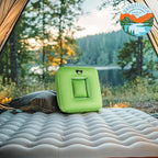 TrailNeck 1.0 camping pillow-Compact, portable, packable, camping essentials, outdoor gear, hiking, backpacking, deployments, beach, car, plane travel pillow. Firm pillows for multi-position sleepers.