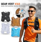 Gear Vest 3.0 - Ideal for Running, Biking, Triathlon