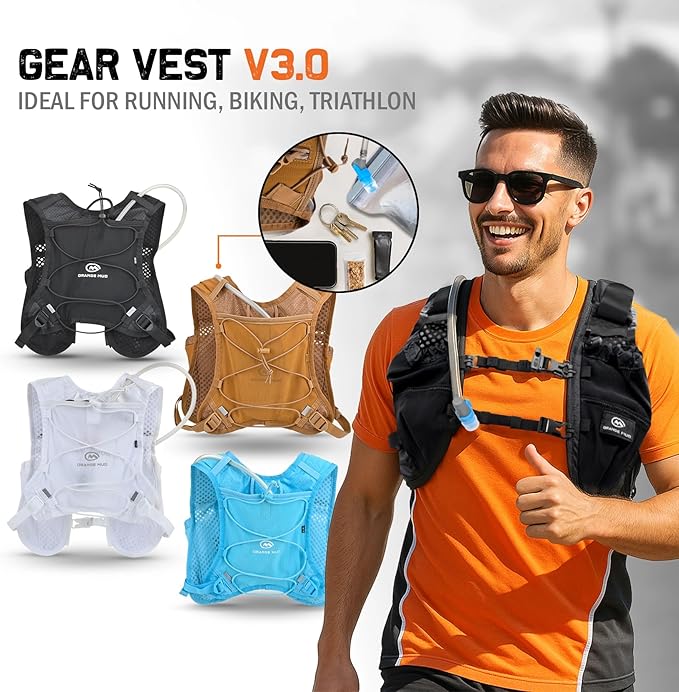 Gear Vest 3.0 - Ideal for Running, Biking, Triathlon