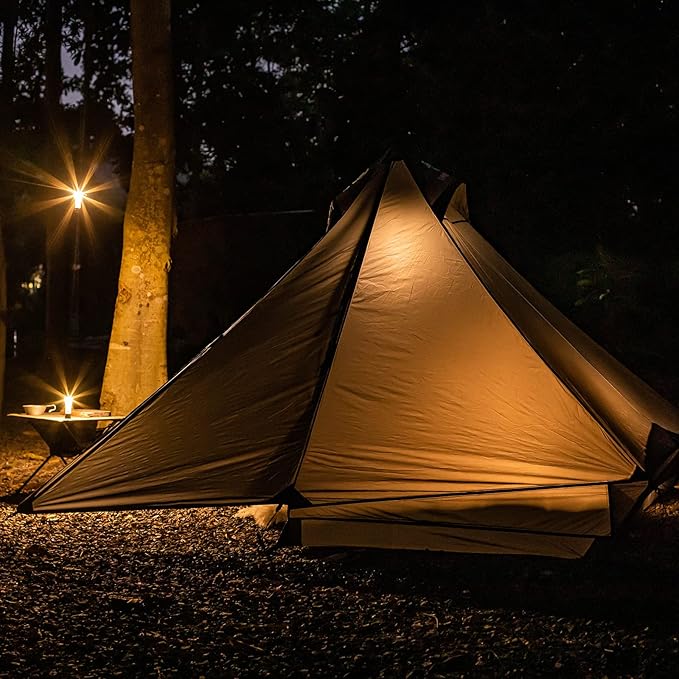 OneTigris Tetra Ultralight Tent, Upgraded, 1-2 Person, Waterproof, 3 Season, Ideal for Camping Hiking Trekking Backpacking Bushcraft