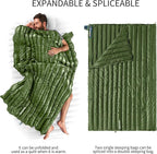 Naturehike Ultralight Backpacking RDS Down Sleeping Bag for Adults, 650 Fill Power Sleeping Bag for 42/52℉, 20oz Compact Lightweight Sleeping Bags for Hiking Camping 3 Seasons