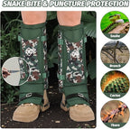 ZHZ Snake Gaiters Durable Waterproof Snake Chaps Lower Legs Protection,Snake Guards with Adjustable Size for Men & Women,Used for Hunting,Hiking and Farm Work