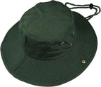 Wide Brim Hiking Fishing Safari Boonie Bucket Hats 100% Cotton UV Sun Protection for Men Women Outdoor Activities