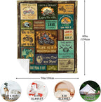 Motorcycle Gifts for Men, Harley Davidson Gifts for Men, Motorcycle Blanket 60"x50", Best for Motorcycle Riders/Lovers/Enthusiasts