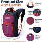 Kids Hydration Backpack with 1.5L Water Bladder Hiking Backpack Lightweight for Boys or Girls Children Biking Climbing Running Cycling