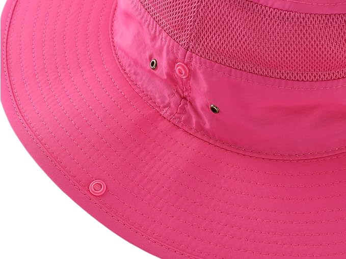 Connectyle Wide Brim Sun Hat for Men Breathable Cowboy Boonie Hat UPF 50+ Sun Protection Bucket Hat for Fishing Hiking